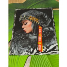 Gönülden Tasarım Taşlı Etnik Kadın Arma Dikiş Aplike 24X8 cm