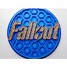 North Edge 3D Fallout 3D Duvar Dekoru – Oyun Temalı Çok Katmanlı Pla Baskı Tablo – 18 cm