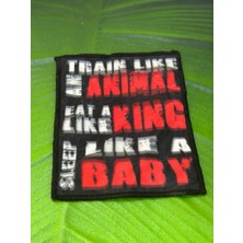 Gönülden Tasarım Animal Yazılı 3 Boyutlu Aplike Arma 11X9 cm