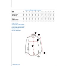 Kiğılı Uzun Kol Slim Fit Dar Kesim Klasik Pamuk Gömlek