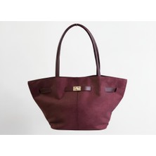 Aura Collection Online Madeline Kadın Süet Omuz Çantası