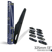 Hnrlishp Niken 325MM 13 10 Aparatli Arka Silecek Süpürgesi