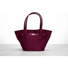 Aura Collection Online Madeline Kadın Süet Omuz Çantası