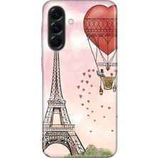 Nurdic Samsung Galaxy A57 Kılıf 0.4mm Lazer Kesim Silikon Kapak Eiffel