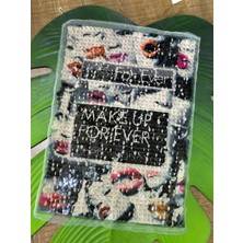 Gönülden Tasarım Make Up Forever Yazılı Payetli Arma Dikiş Aplike 29X20 cm