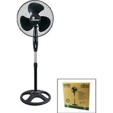 DS LLC 16 Inç Ev Tipi Ayaklı Vantilatör 45W - 90 Derece - 3 Pls Pervane - 3 Kademe Hız  MTR-F150 (488