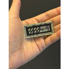 Gönülden Tasarım Ütü Ile Yapışan Taşlı Arma 5x2 cm