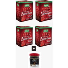 Doğal Natural Kuvvet Mesir Atom Bitkisel Epimedyumlu1 Macun 4X240 gr + Aks Ginseng 43 gr