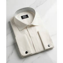 Pakman Slim Fit Uzun Kol Italyan Yaka Gizli Kanun Duble Manşet Kol Düğmeli Cesur Gömlek