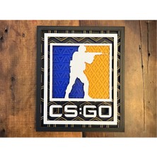 North Edge 3D Counter Strike Csgo Duvar Dekoru | 3D Baskı Oyun Odası & Gamer Dekorasyonu