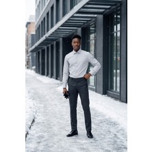 Pakman Slim Fit Uzun Kol Italyan Yaka Gizli Kanun Duble Manşet Kol Düğmeli Cesur Gömlek