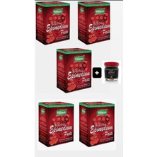 Aks Natural Bitkisel Karışımlı Panax, Atom Mesir Kuvvet-Macunu ( 5x 230 gr + 43 Gr)