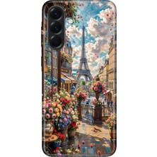 Senada Samsung Galaxy A57 (SM-A576B) Uyumlu Kılıf Desenli Baskılı Tpu Rubber Kapak Baharda Paris
