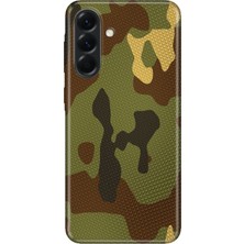 Senada Samsung Galaxy A57 (SM-A576B) Uyumlu Kılıf Desenli Baskılı Tpu Rubber Kapak Çöl Askeri