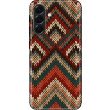 Adasena Samsung Galaxy A57 (SM-A576B) Uyumlu Kılıf Desenli Baskılı Tpu Rubber Kapak Zikzak