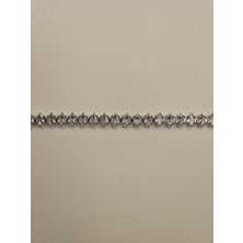 Purpur Accessories Zirkon Taşlı Çelik Kolye