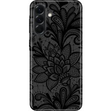 Nurdic Samsung Galaxy A57 Uyumlu Kılıf 0.4mm Lazer Kesim Silikon Kapak Mandala Gül