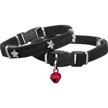 Sb Shopping Kadife Boyun Tasması Yıldızlı 20-32 cm Siyah