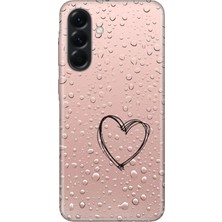 Senada Samsung Galaxy A57 (SM-A576B) Uyumlu Kılıf Desenli Baskılı Tpu Rubber Kapak Kalbim