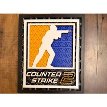 North Edge 3D Counter Strike 2 Cs2 Duvar Dekoru | 3D Baskı Oyun Odası & Gamer Dekorasyonu