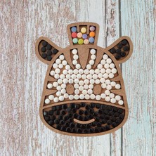 Zebra Cam Mozaik Sanat Seti Kendin Yap Dıy Mozaik Çocuk Etkinlik Hobi ve Sanat Seti