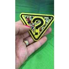 Gönülden Tasarım 8x7 cm Ütü Ile Yapışan Üçgen Arma Dikiş Aplike