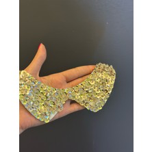 Gönülden Tasarım Pul Payet ve Boncuk Işleme Yaka Dikiş Aksesuarı 18 cm