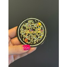 Gönülden Tasarım Ütü Ile Yapışan Taş Işleme Arma Dikiş Aplike Çap 7 cm