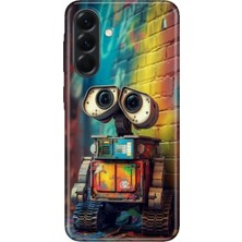 Samsung Galaxy A57 (SM-A576B) Uyumlu Kılıf Desenli Baskılı Tpu Rubber Kapak Robotic