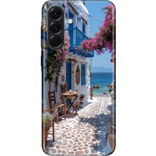Senada Samsung Galaxy A57 (SM-A576B) Uyumlu Kılıf Desenli Baskılı Tpu Rubber Kapak Bodrumda Aşk