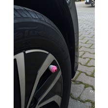 Oto Araç Sibop Kapağı 4'lü Set Figür Cupcake Pasta Özel Tasarım Araba Motor