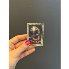 Gönülden Tasarım 8x5 cm Ütü Ile Yapışan Taşlı Arma Dikiş Aksesuarı