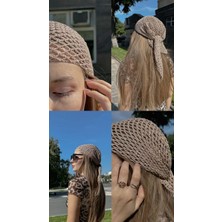 SMYY El Örgüsü Bohem Fular Bandana Çok Amaçlı Aksesuar