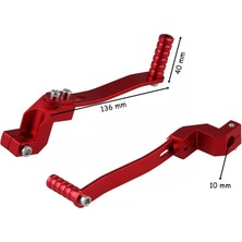 Tuğra GT Cg-Cup Vites Pedalı Mini Alüminyum Kırmızı