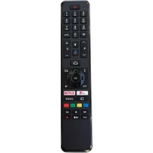 Genel Toshiba Ile Uyumlu Model 50UA2363DT Ses Komutlu Mikrofonlu Smart Tv Kumanda