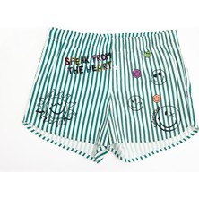 Paul Kenzie | Smileyworld - Nakışlı Kadın Ev Şort 2