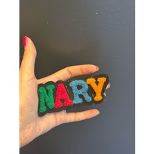 Gönülden Tasarım 13X5 cm Pnch Dokuma Renkli Arma Dikiş Aplike