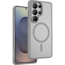 Keephone Samsung Galaxy S26 Ultra Kılıf Mat Magsafe Şarj Özellikli Kamera Çıkıntılı Korumalı Mago Pro Kapak
