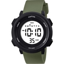 Captiva Digital 3 Atm Suya Dayanıklı Işık+Alarm+Kronometre+Takvimli Çoçuk Kol Saati CP.YN001M3