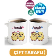 Kocam Da Kocam - Karım Da Karım | Çiftlere Hediye Kupa Bardak