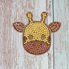 Cam Mozaik Sanat Seti Kendin Yap Dıy Mozaik Zürafa Tablo Çocuk Etkinlik Hobi ve Sanat Seti