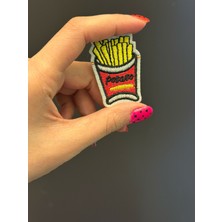 Gönülden Tasarım 6x4 cm Ütü Ile Yapışan Papates Külah Arma Dikiş Aplike