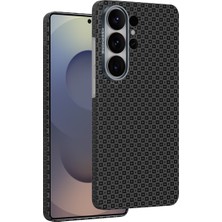 Keephone Samsung Galaxy S26 Ultra Kılıf Magsafe Şarjlı Süper Ince Aramid Karbon Fiber Ankora Kevlar Kapak