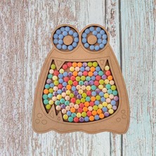 Cam Mozaik Sanat Seti Kendin Yap Dıy Mozaik Canavar Tablo Çocuk Etkinlik Hobi ve Sanat Seti