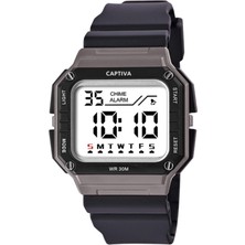 Captiva Digital 3 Atm Suya Dayanıklı Işık+Alarm+Kronometre+Takvimli Çoçuk Kol Saati Cp.yn.26.m2