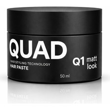 Quad Q1 Mat Saç Pastası 50 ml Unisex Güçlü Tutuş Doğal Mat