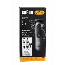 Braun All-In-One Series 5 Aıo5 Tıraş Makinesi 7’si 1 Arada – Şarjlı, Islak & Kuru Kullanım, 100 Dk Çalışma Süresi