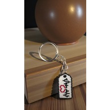 Seard Miyuki Boncuk El Yapımı Kalp Ritim Asker Künyesi Anahtarlık/çanta Süsü