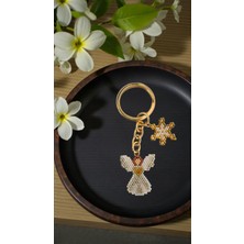 Seard Miyuki Boncuk El Yapımı Melek ve Kar Tanesi Anahtarlık/çanta Süsü