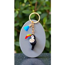 Seard Miyuki Boncuk El Yapımı Papağan Tukan Anahtarlık/çanta Süsü 1